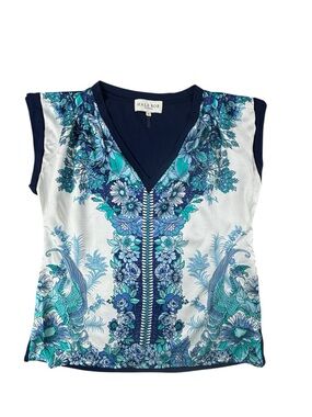 Hale Bob | Silk Blend Sleeveless Tunic | Medium | Like New!!